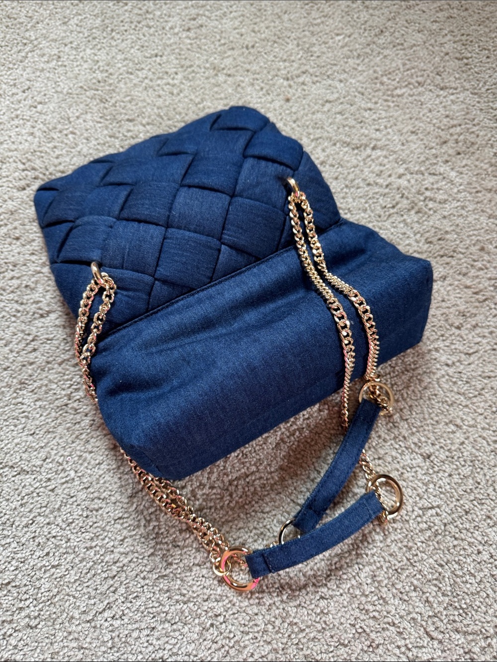 a new day Navy Woven Mini Crossbody
